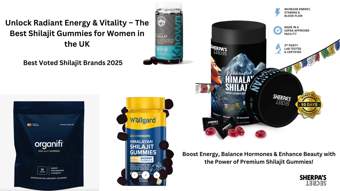 : Sherpa's Secret Premium Shilajit Gummies – Best for Women's Health & Energy, available at https://sherpassecret.com/